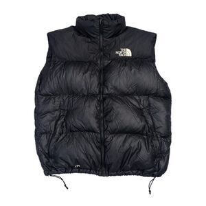 Vintage The North Face Nuptse Jacket Vest Black XXL Goose Down Jacket